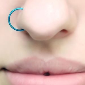 Nose ring hoop🩵🩵🩵